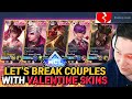 5men Troll Valentine skin team in MCL | Mobile Legends Layla