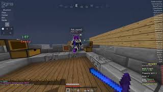 Hacking On Hypixel For 10 Mins With Sigma 5.0 Fast Fly, Nofall, Longjump & More