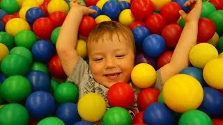 Playground fun place - Play for children - the center ground - playground with balls - playroom