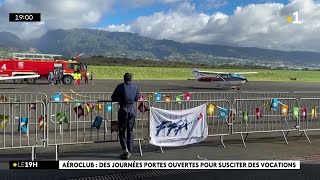 Laéroclub Roland Garros Ouvre Ses Portes Au Public De La Réunion Tout Au Long Du Week-End.reportage