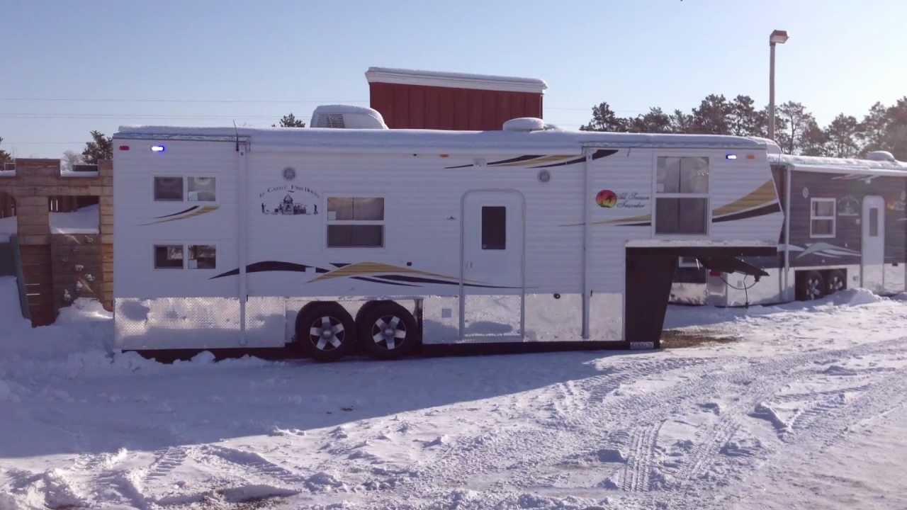Ice Castle All Seasons Traveler 28 Ft 5th Wheel Toy Hauler YouTube
