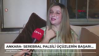 Ankara- Serebral Palsili Üçüzlerin Başarı Öyküsü Video Eklendi