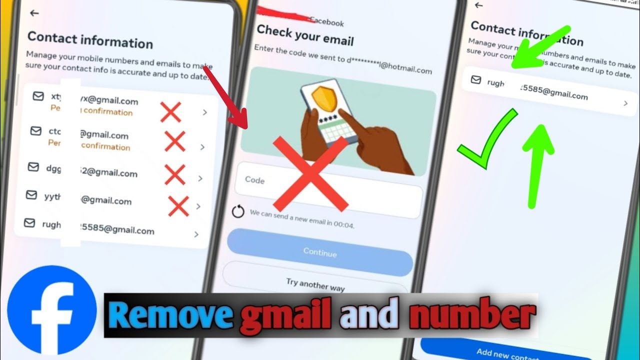 How to Remove Gmail account from Android phone Facebook How to Remove Gmail account from Android phone Facebook