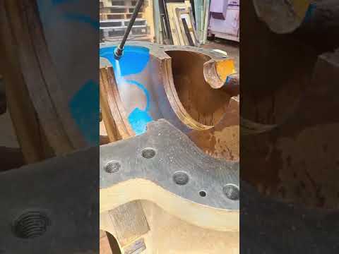 Pump in an Australian Iron ore mine after years of service
