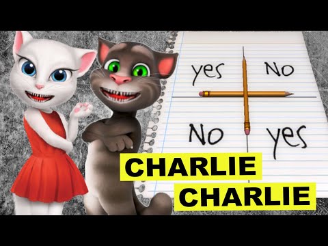 TALKING ANGELA und TALKING TOM SPIELEN CHARLIE CHARLIE um 3 UHR NACHTS!! | Kamberg TV