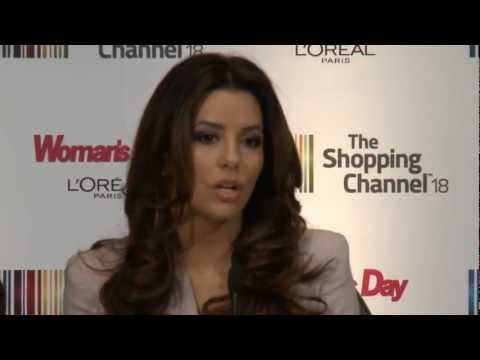 Eva Longoria and The Shopping Channel Media Conference