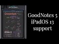 GoodNotes 5 with iPadOS 13 support: ANOTHER UPDATE