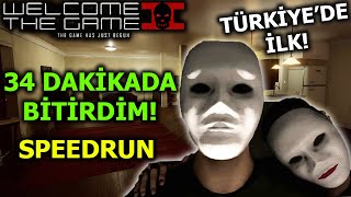 Welcome To The Game 2Yi̇ 34 Daki̇kada Bi̇ti̇rdi̇m Rekor Speedrun Türkçe