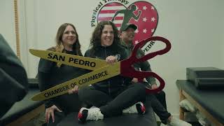 The Ptsp And Port Town Fitness Ribbon Cutting Physical Therapy San Pedro