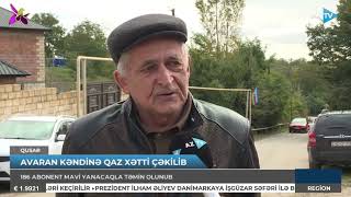 Qusarın Avaran Kəndində 186 Abonent Mavi Yanacaqla Təmin Olunub