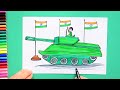 How to draw India's Republic Day Parade Scene