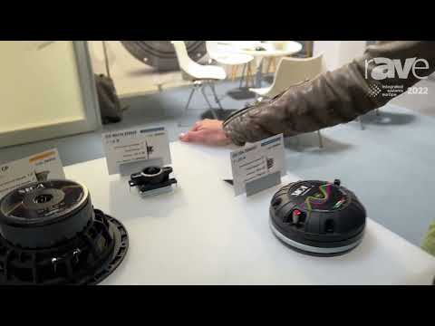 ISE 2022: Sica Shows New Loudspeakers CD 40×70.25 N35 with Small Compression Driver