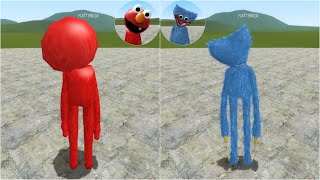 PLAYING AS ELMO vs PLAYING AS HUGGY WUGGY!! Garry's Mod