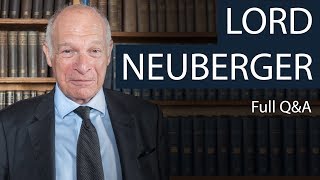 Lord David Neuberger | Oxford Union