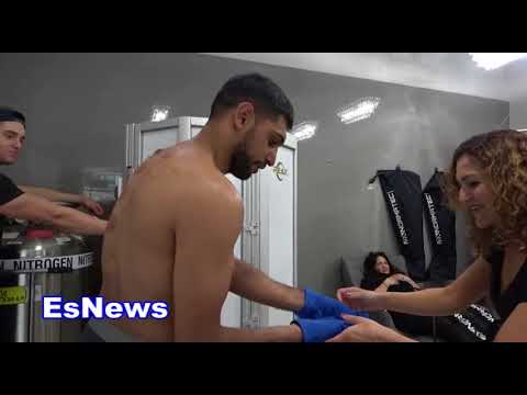 Amir Khan Exclusive Video in camp in los angeles EsNews Boxing