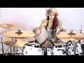 Viking Girl Drummer Plays Mastodon