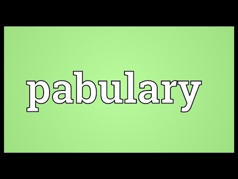 Header of pabulary