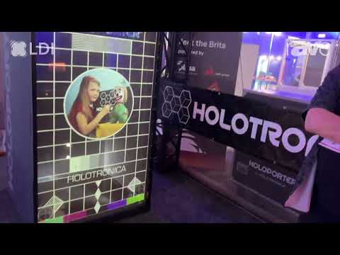 LDI 2023: Holotronica Presents Its Hologauze 3D Transparent Hologram FX Screen