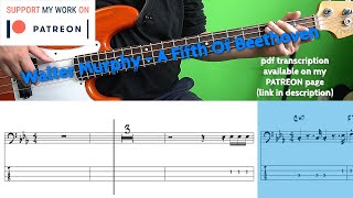 Walter Murphy - A Fifth Of Beethoven (Bass Cover With Tabs)