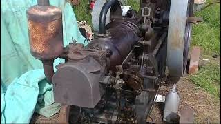 Hornsby Akroyd Hot Bulb Engine Made In 1902 Used In A Small Metal Workshop