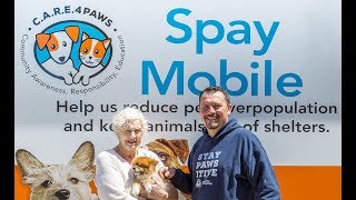 A mobile vet clinic that brings free and low-cost services to pet owners in need!