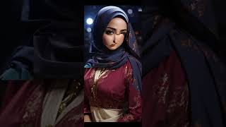 Hijab Girl In Night