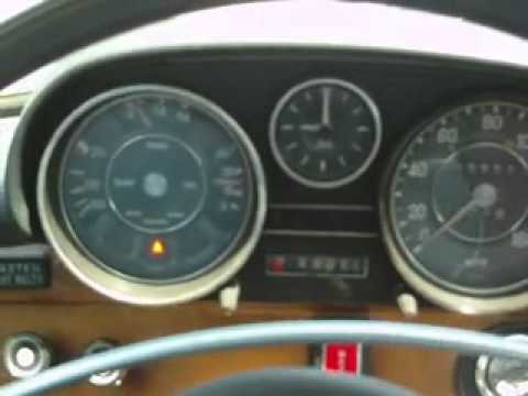 1973 Mercedes 280 SE 45 running and driving down the road