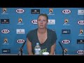 Sharapova's admiration for Aussie journo - 2014 Australian Open