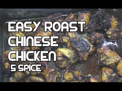 VIDEO : easy chinese roast chicken recipe 5 spice - really simplereally simplerecipe, chinesereally simplereally simplerecipe, chinese5 spicepowder, soy sauce, honey, garlic, ginger and a touch of oil. simply cover thereally simplereally  ...