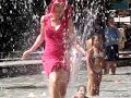 Jolanda through the fountain