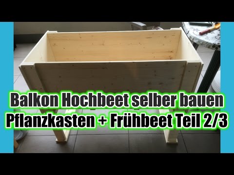 Blumenkasten selber bauen | Birke Holzstamm Pflanzkasten DIY Blumenkasten selber bauen | Birke Holzstamm Pflanzkasten DIY