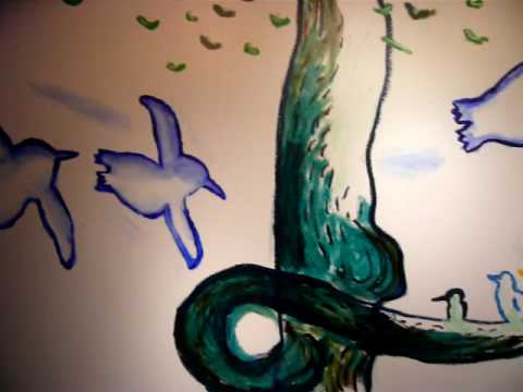 角川映画「旭山動物園」の壁画