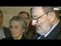 Umberto Eco visita el Monasterio que inspiró 'El nombre de la rosa'