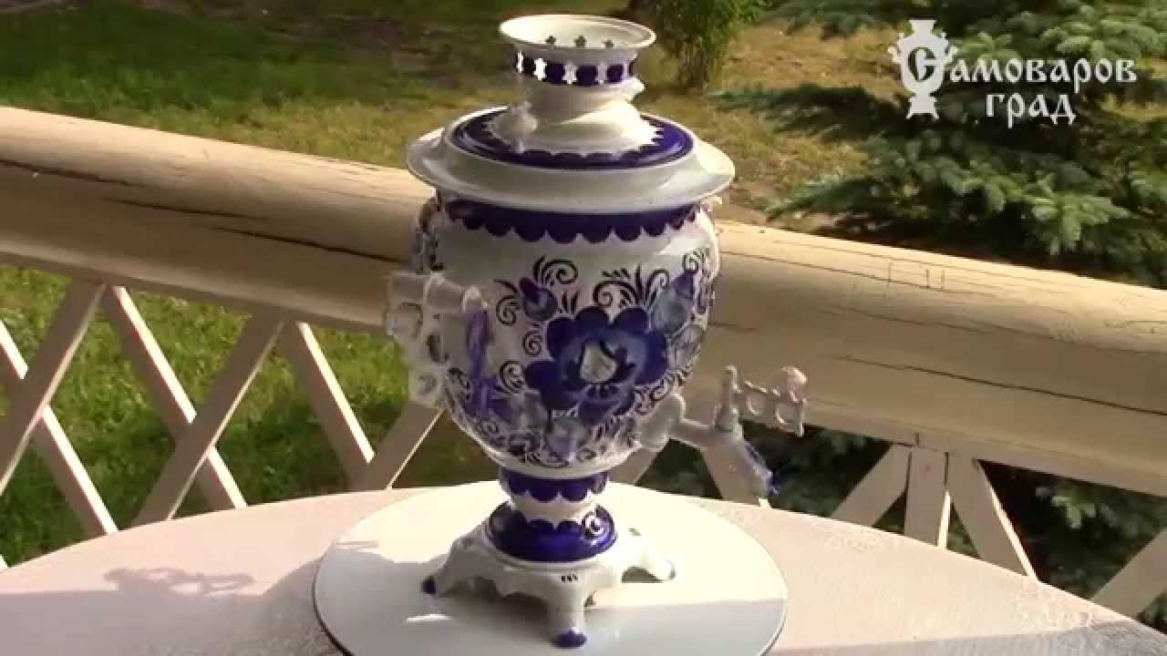 Тульский самовар с росписью Тульский самовар с росписью