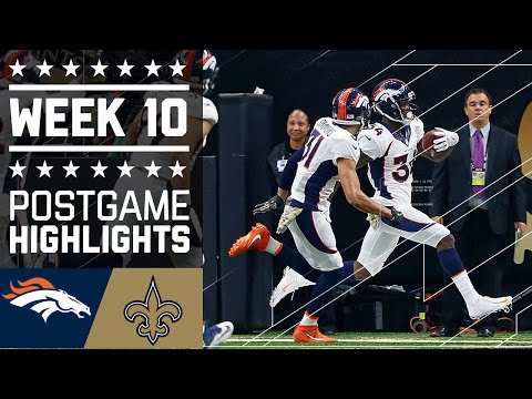 Broncos Vs Saints Nfl Week 10 Game Highlights Broncos Vs Saints Nfl Week 10 Game Highlights