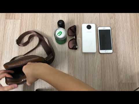 Túi nam đeo chéo da bò Nhật (video 360 độ chi tiết )