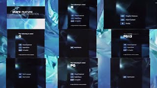 Starz On Demand Feature Presentations Filmed Version 2005-2008-Rated R, G, Pg-13 And Pg