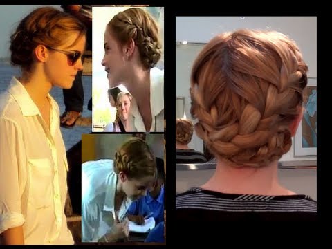 Emma Watson Hairstyle on Emma Watson French Braids   Easy Hairstyles For Long Hair   School