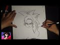 como dibujar a goku ssj4 - how to draw goku ssj4