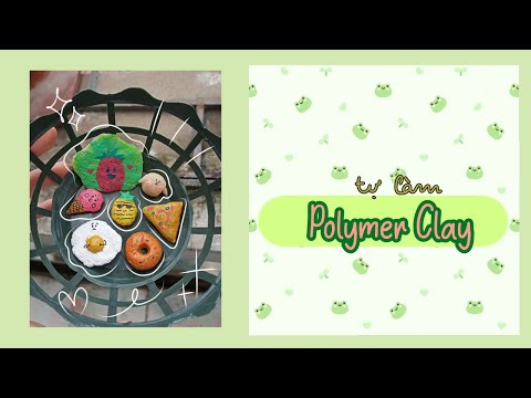 🍄DIY: Làm đất sét Nhật (đất sét tự khô) tại nhà chỉ với 50k // DIY polymer clay