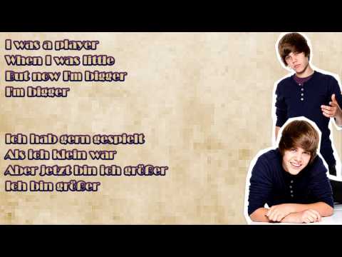 Justin Bieber - Bigger (Lyrics