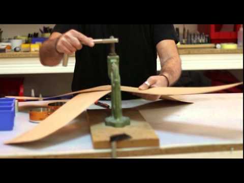 81 Wood turning a table lamp from fire wood