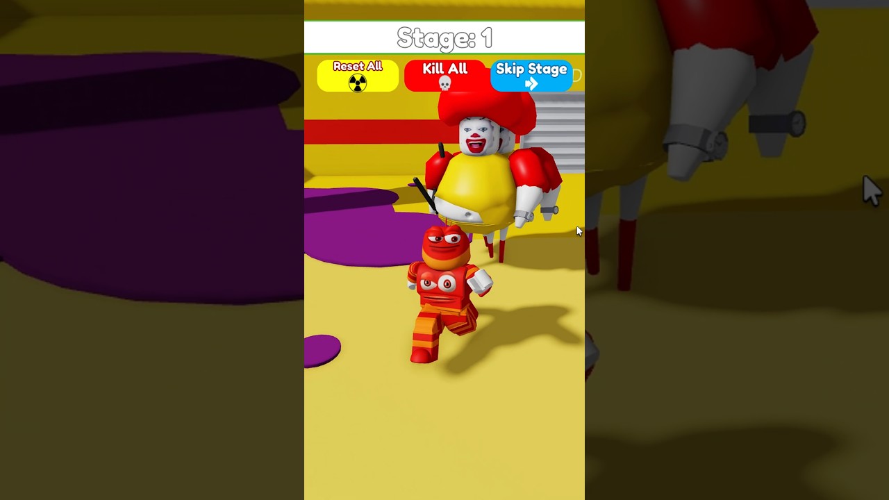 Oi Oi Oi Red Larva escape RONALD MCDONALD PRISON RUN Oi Oi Oi Red Larva escape RONALD MCDONALD PRISON RUN
