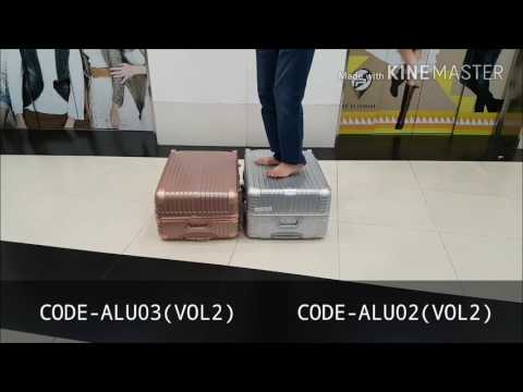 รีวิว ทดสอบความทน กระเป๋าเดินทาง อลูมิเนียม จากร้าน CODEBAGS
