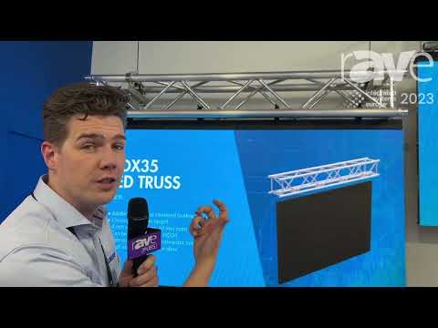 ISE 2023: Eurotruss Introduces HDX35 and HDX45 LED Truss for Centralized Loading