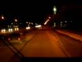 Video Москва - Серпухов (ночная дорога на автобусе)