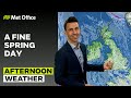 24/04/24 – Increasing clouds – Afternoon Weather Forecast UK – Met Office Weather