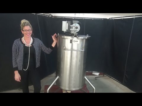 Mixer Direct 60 GAL 304 Stainless Steel Single Wall Tank Demonstration