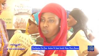 Distribution Des Dons Institut De Sante sociale Mame Diarra bousso