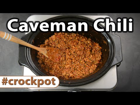 VIDEO : caveman chili | crockpot recipes | caveman keto - for more info check out this post http://cavemanketo.com/caveman-for more info check out this post http://cavemanketo.com/caveman-chili/ pork basedfor more info check out this post ...